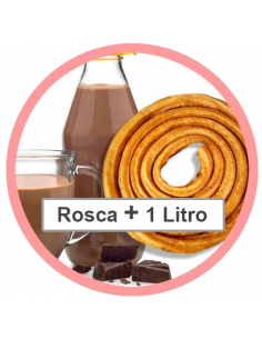 Rosca + 1 litro de Chocolate