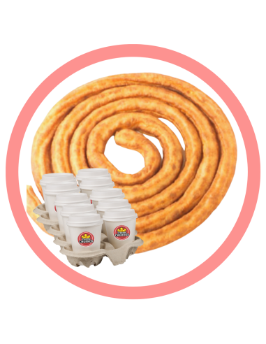 Rosquita de porras con 10 minichocolates