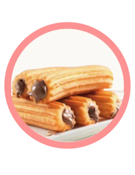 Churros Rellenos de Nocilla