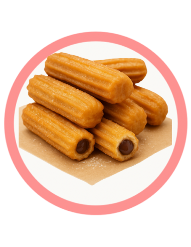 Churros Rellenos de Nocilla