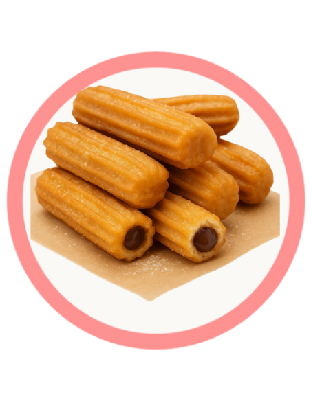 Churros Rellenos de Nocilla